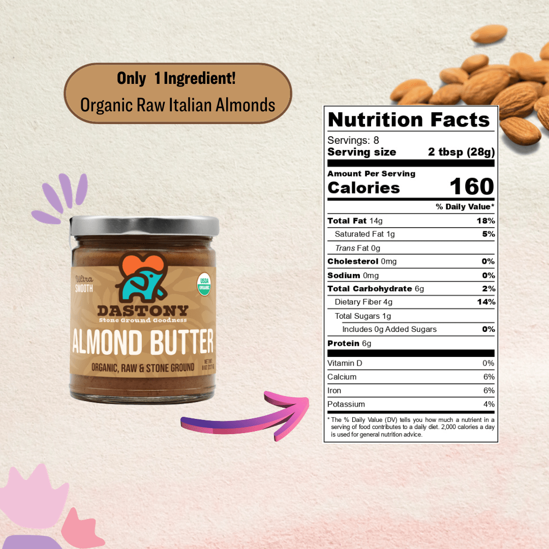 Organic Raw Almond Butter - Vegan America