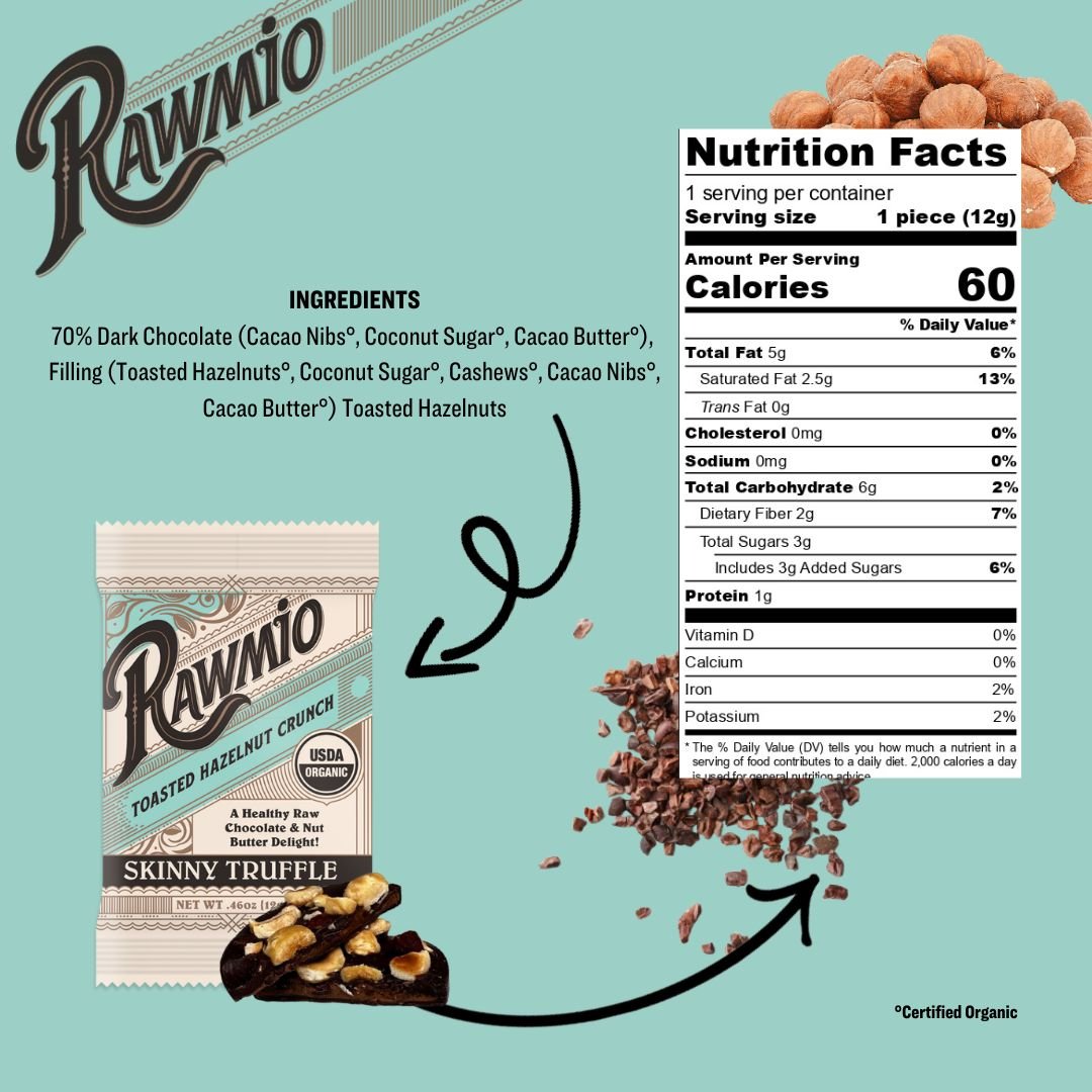 Skinny Truffle - Toasted Hazelnut Crunch - Vegan America