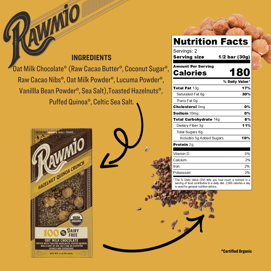 Hazelnut Quinoa Crunch Bark - Vegan America