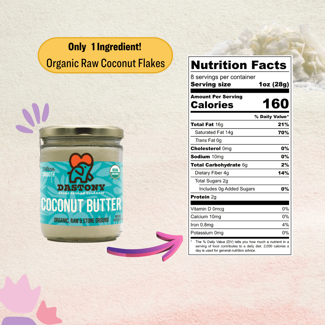 Organic Raw Coconut Butter - 16 oz - Vegan America