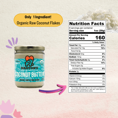 Organic Raw Coconut Butter - 16 oz - Vegan America