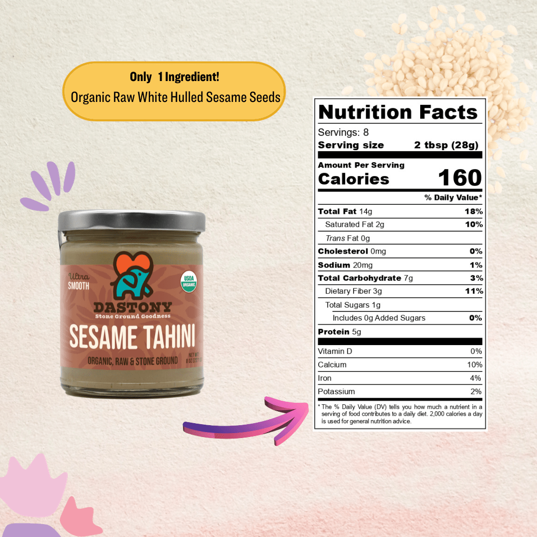 Organic Sesame Seed (Tahini) Butter - Vegan America