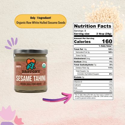 Organic Sesame Seed (Tahini) Butter - Vegan America