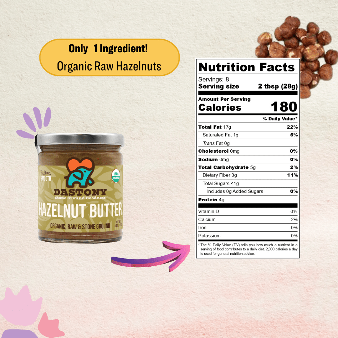 Organic Raw Hazelnut Butter - Vegan America