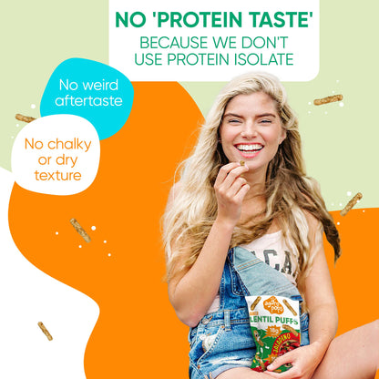 Aggropops Lentil Puffs | FREE SHIPPING| 18g protein & 158 Cal per bag!