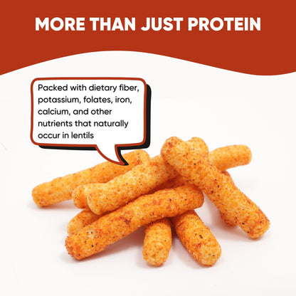 Aggropops Lentil Puffs | FREE SHIPPING| 18g protein & 158 Cal per bag!