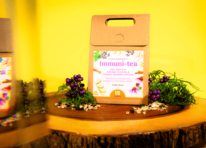 IMMUNITEA • Pre-bagged herbal tea for a strong immune system • 100% wildcrafted & organic