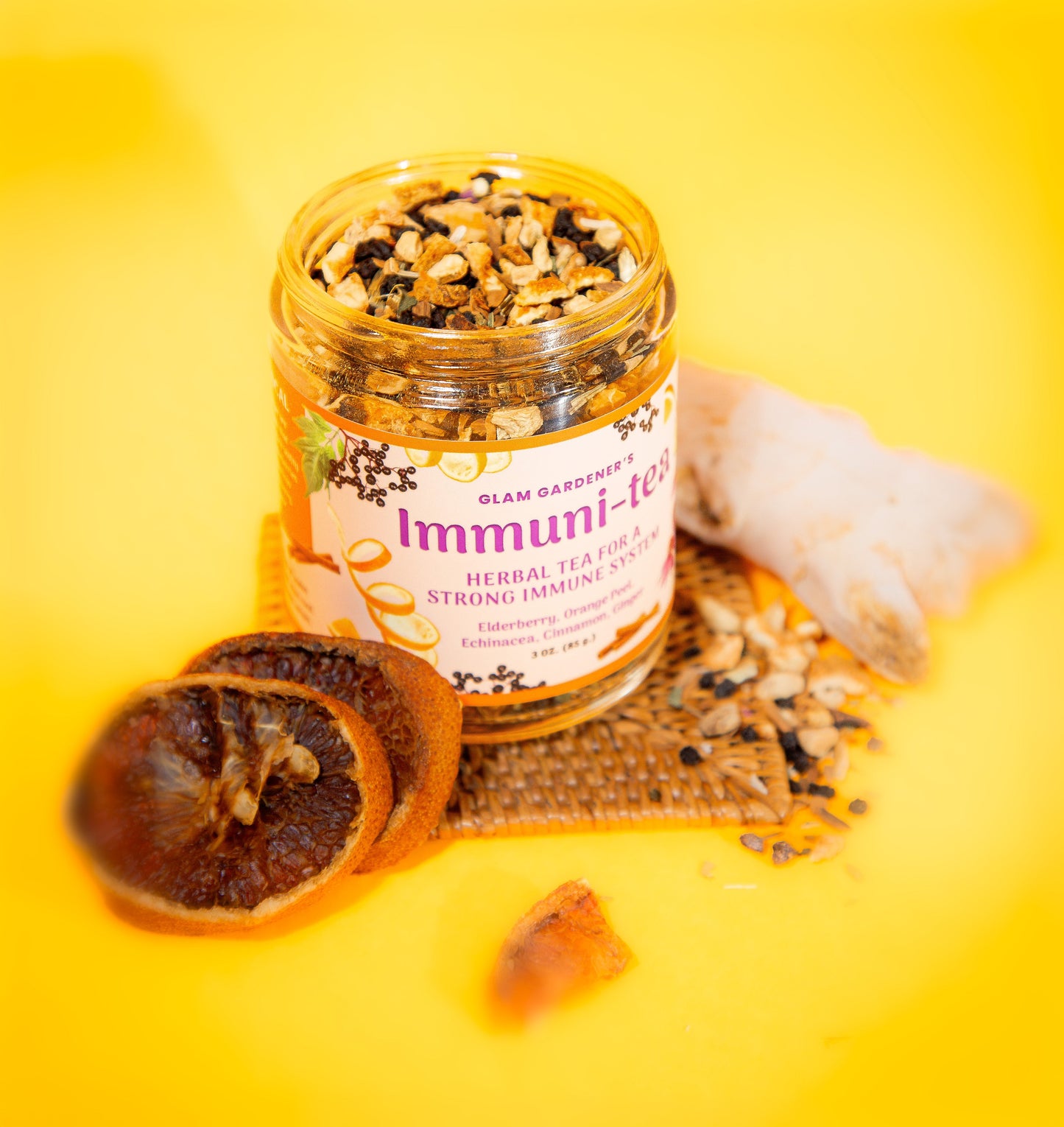 IMMUNI-TEA • Loose leaf herbal tea for a strong immune system • 100% wildcrafted & organic