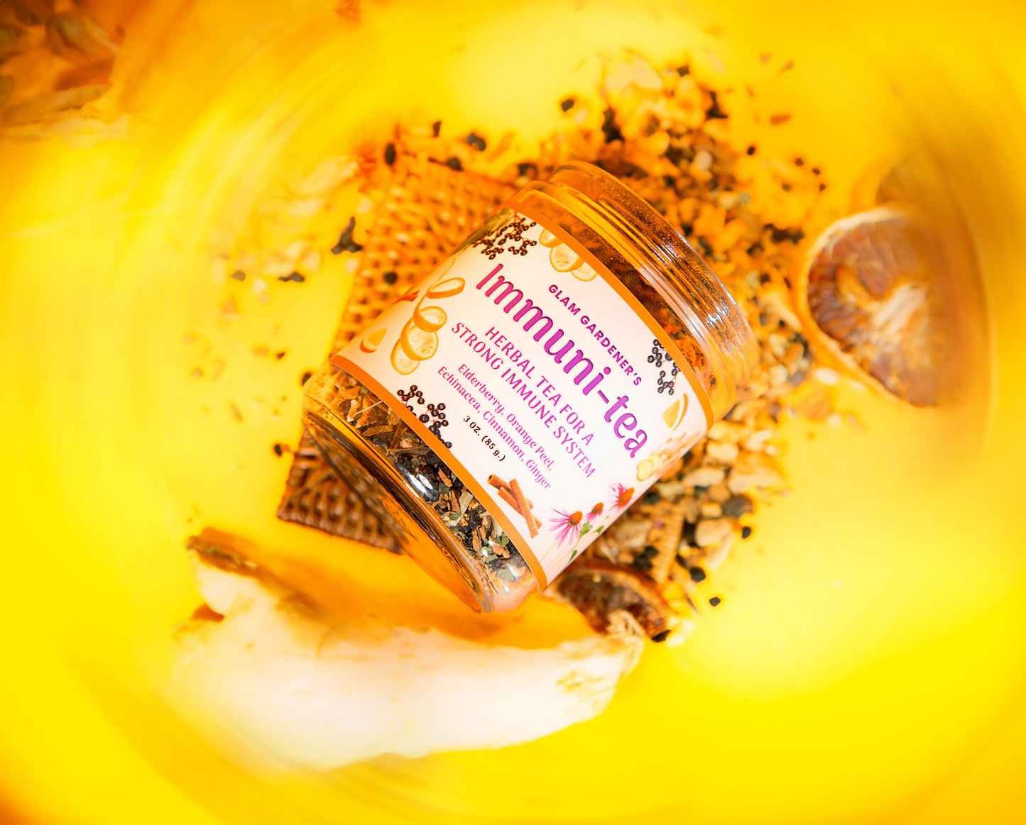 IMMUNI-TEA • Loose leaf herbal tea for a strong immune system • 100% wildcrafted & organic