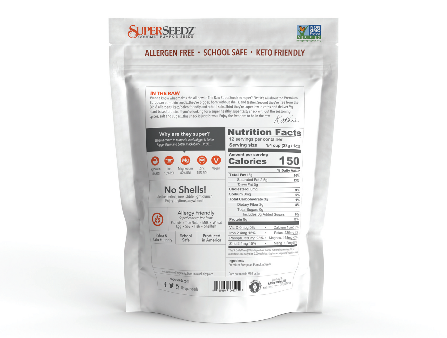 🌿 Original ‘In the Raw’ Gourmet Pumpkin Seeds – Pure, Hull-Less Premium European Pepitas, Nutrient Powerhouse Go raw with nature’s superfood. no oil, no salt, no roasting. Just protein, minerals, and clean energy.