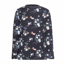 Black Floral T-shirt for Kids