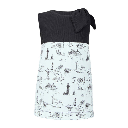 Baby Dress with Vintage  Print