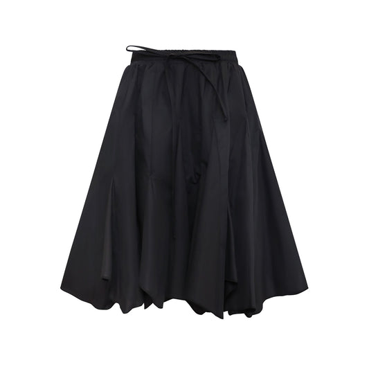 Zero Waste Black Flare Skirt