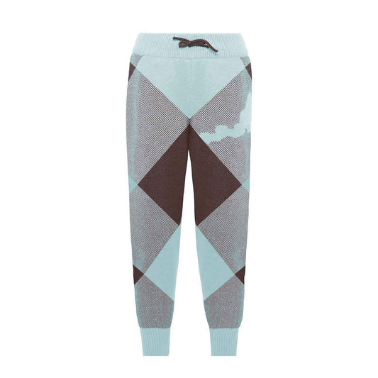 Kids Chestnut and Mint Knit Pants