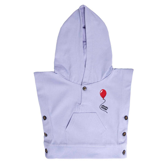 Lilac Sleeveless Baby Hoodie