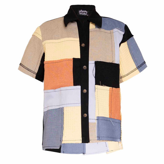Zero Waste Patchwork Shirt for Kids