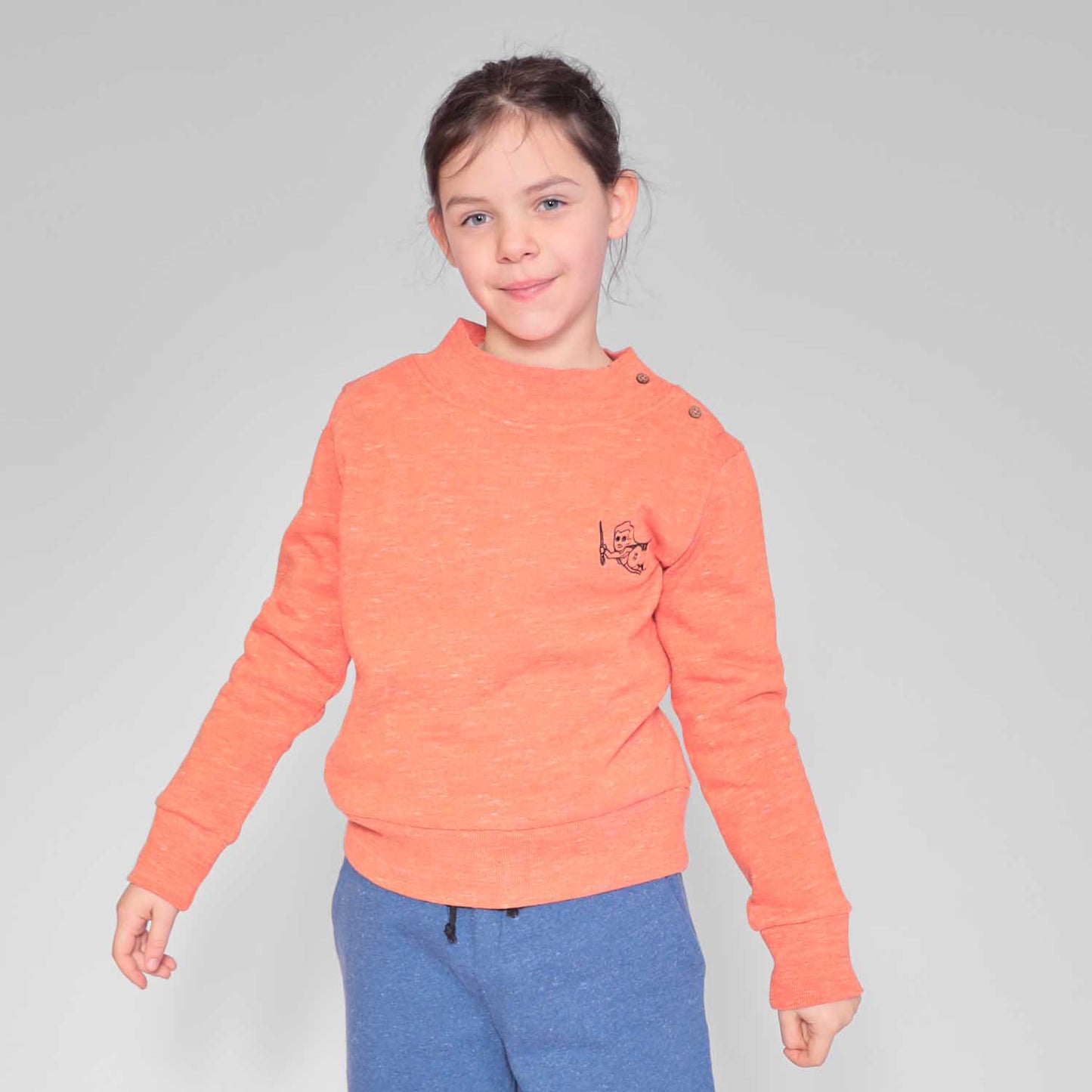Orange Kids Sweatshirt