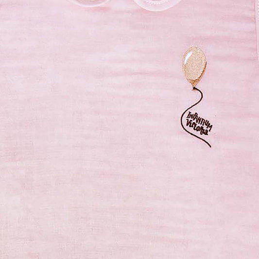 Pink Dress with Embroidery for Babies