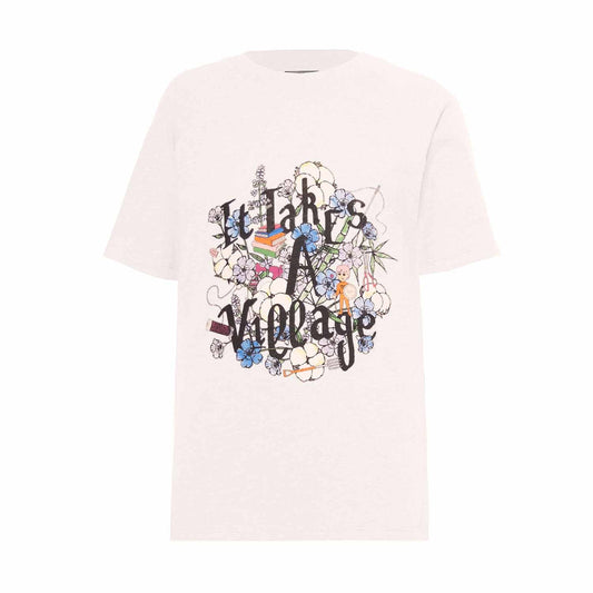 White Kids T Shirt with Print
