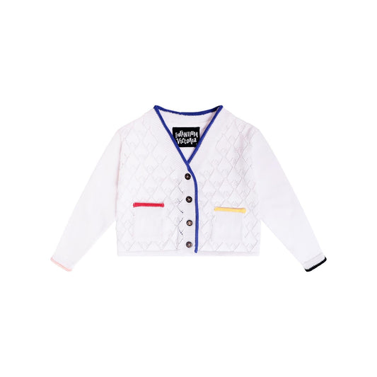 Baby Cardigan in White