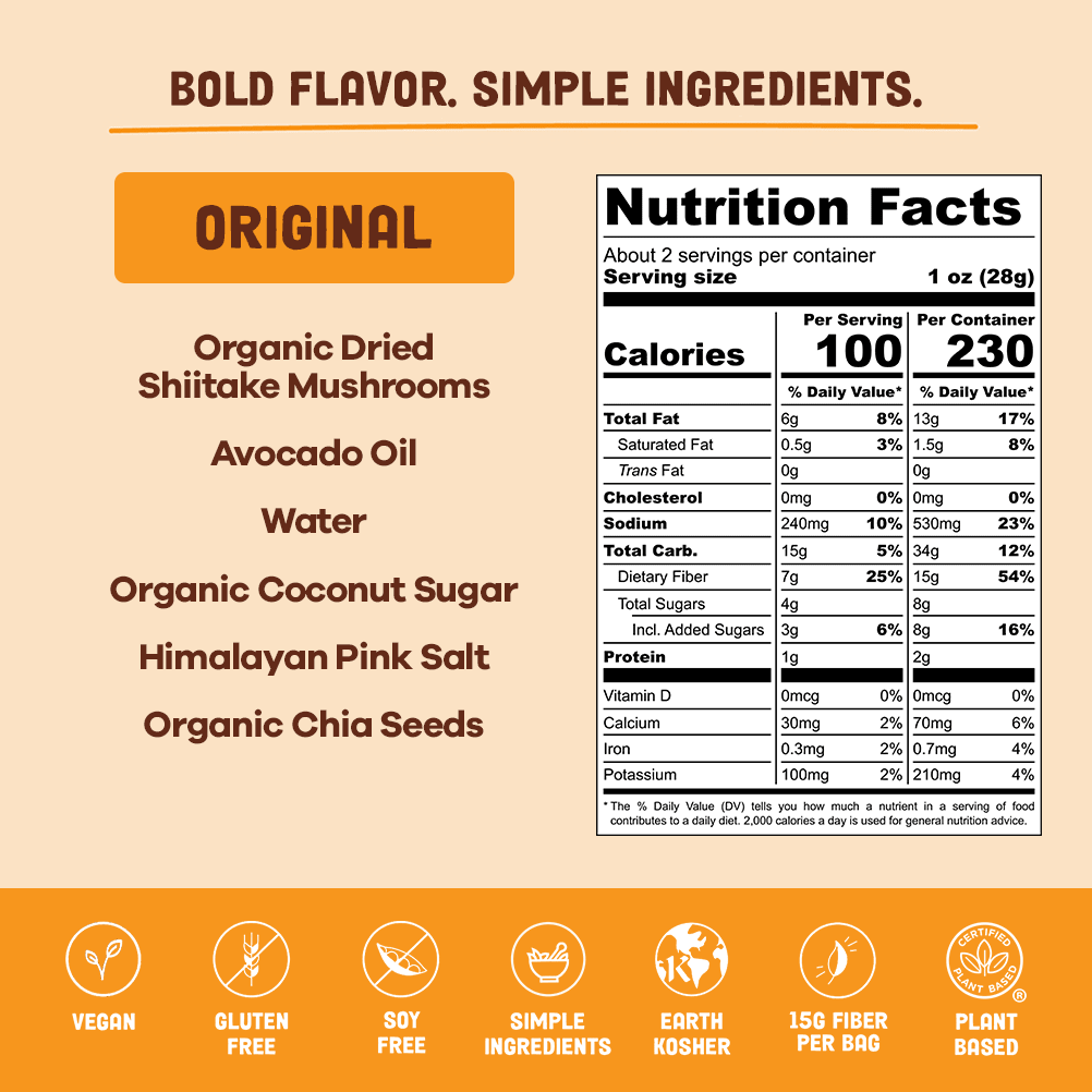 Original Mushroom Jerky - Vegan America