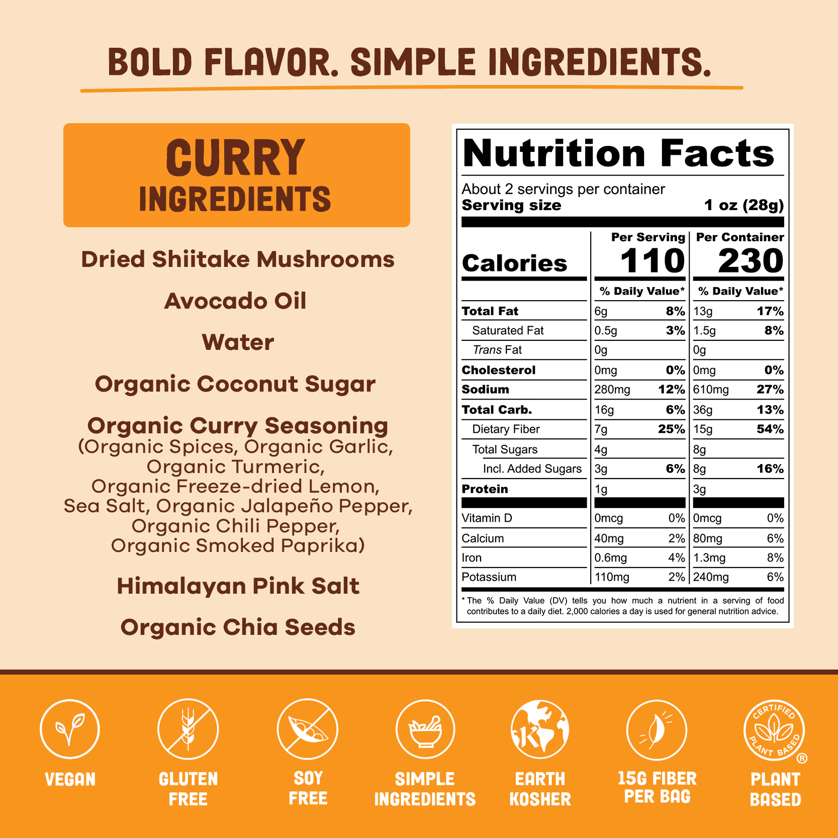 Curry Mushroom Jerky - Vegan America