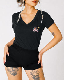 Life Without Bacon Women's V Neck T-Shirt