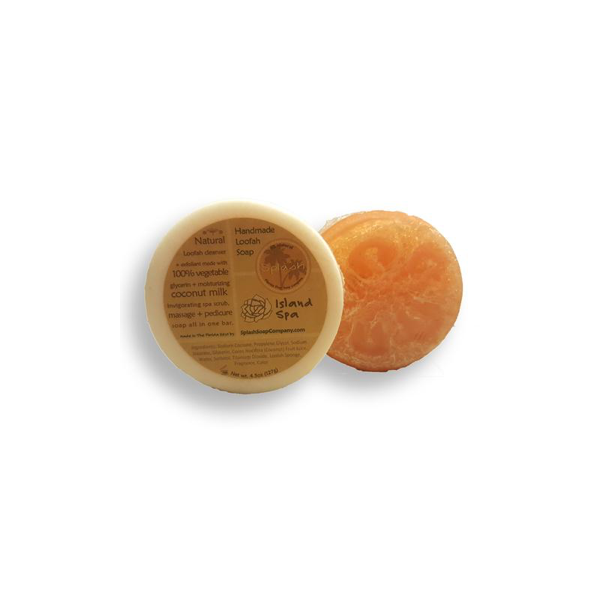 Organic Vegan Loofah Soap - VegoGlam (The Vegan Cosmetics Store)
