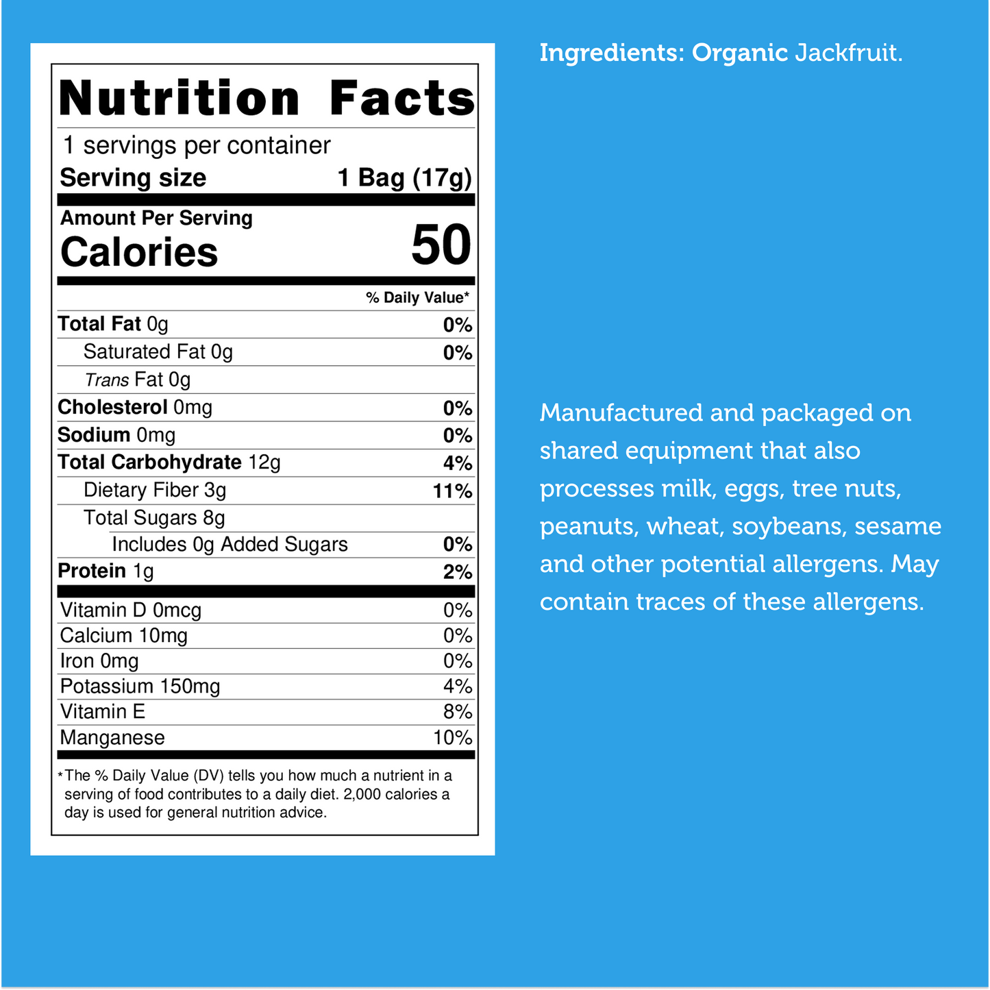 Freeze Dried Organic Ripe Jackfruit