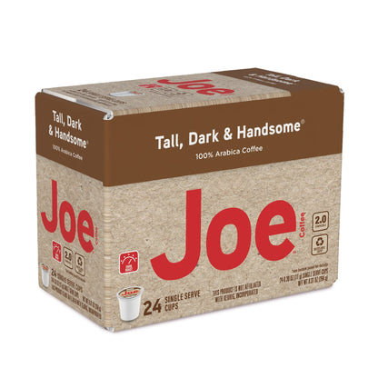 Joe Knows Coffee® Tall, Dark & Handsome® Single Serve 24ct Carton - Vegan America