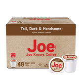 Joe Knows Coffee® Tall, Dark & Handsome® Single Serve Cups 48ct Carton - Vegan America