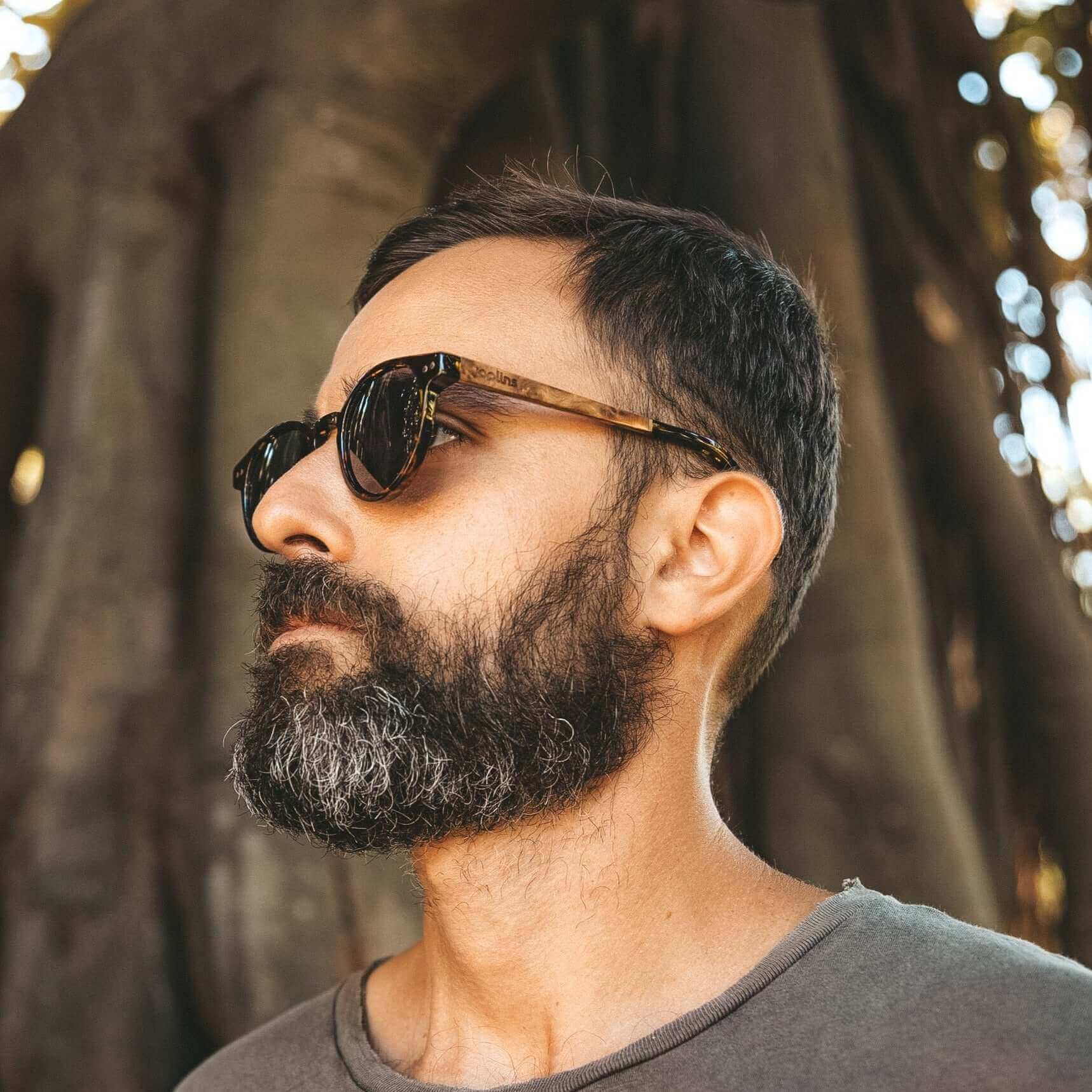 Ganges - Unisex Wood and Bio Acetate Sunglasses - Vegan America