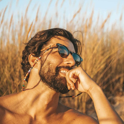 Ganges - Unisex Wood and Bio Acetate Sunglasses - Vegan America