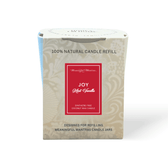 Joy Mint Vanilla Natural Candle 8oz Kaia Collection Refill - Vegan America