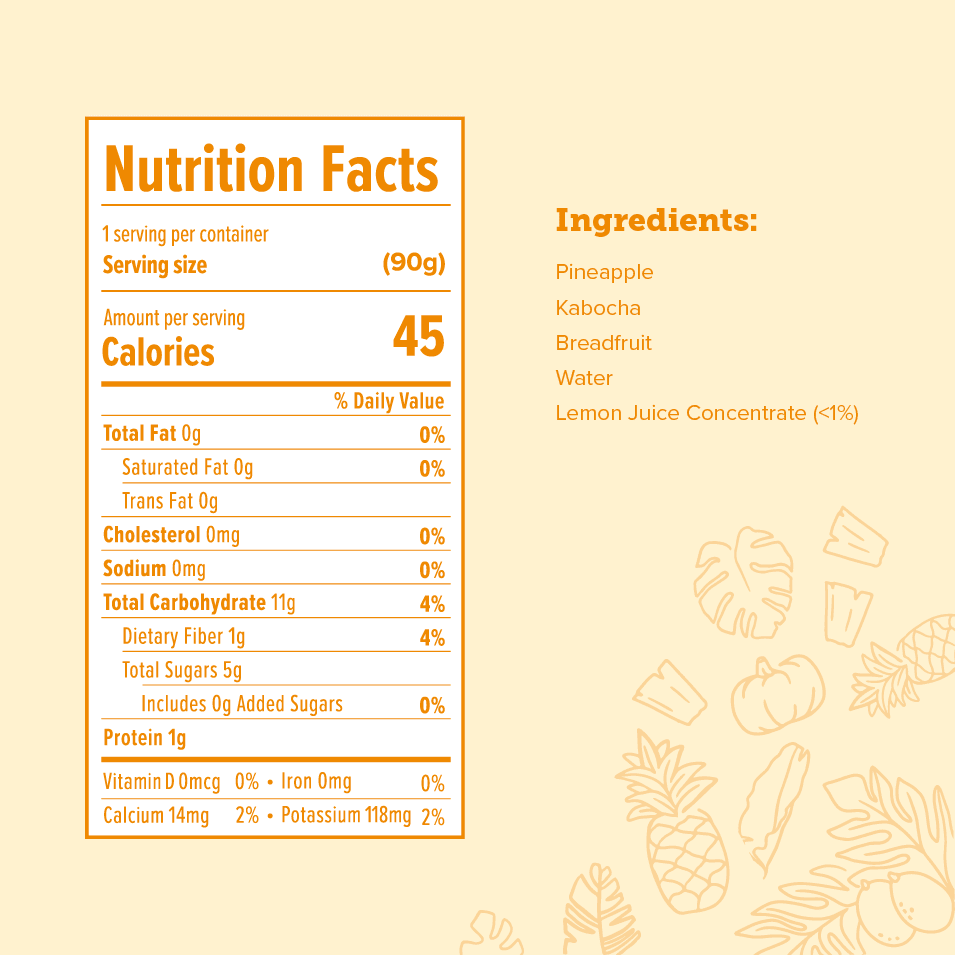 Kabocha, Pineapple & Breadfruit - Vegan America