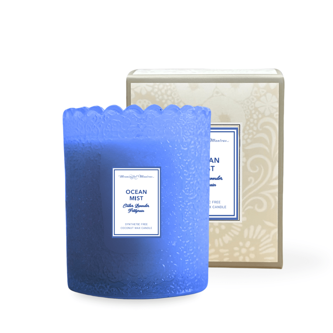 Ocean Mist Natural Candle 8oz Kaia Collection - Vegan America