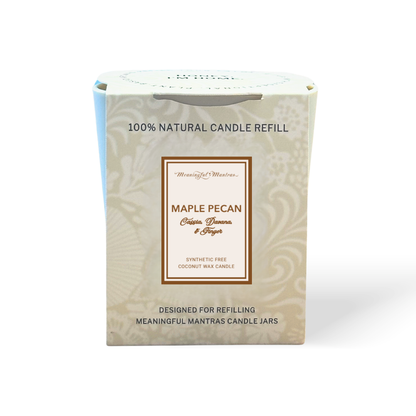 Maple Pecan Natural Candle 8oz Kaia Collection Refill