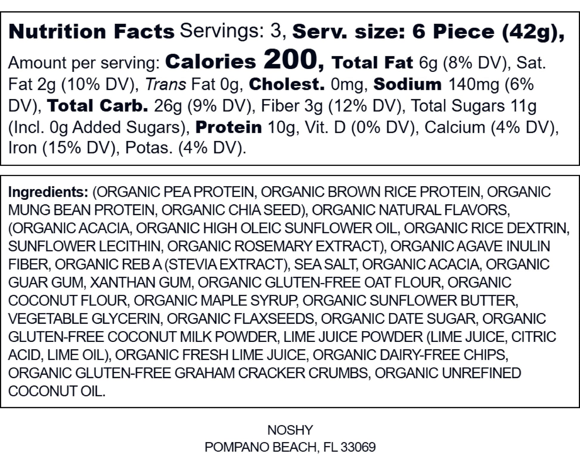 Key West Key Lime Protein Poppers (3 - Pack) - Vegan America