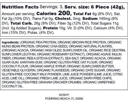 Key West Key Lime Protein Poppers (3 - Pack) - Vegan America