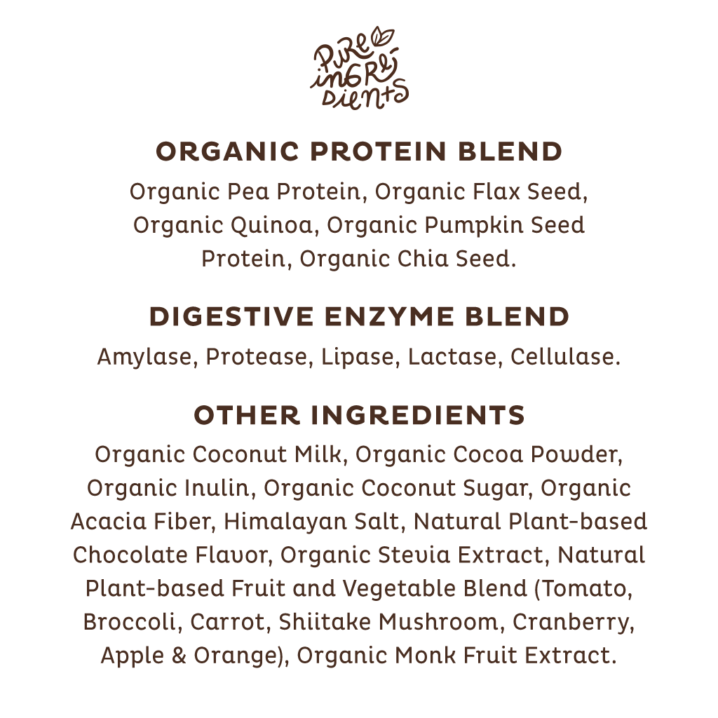 Organic Plant Protein, Chocolate, Single Serving