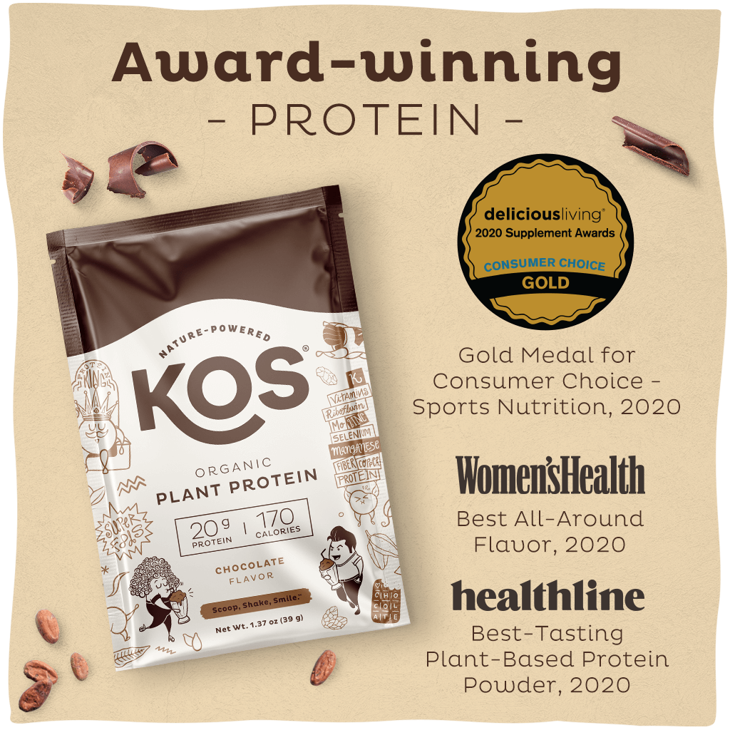 Organic Plant Protein, Chocolate, Single Serving