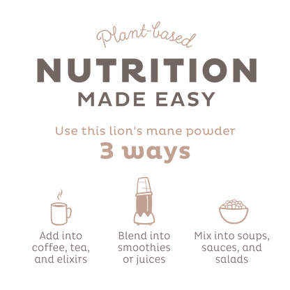 Organic Lion's Mane Powder, 35 Servings