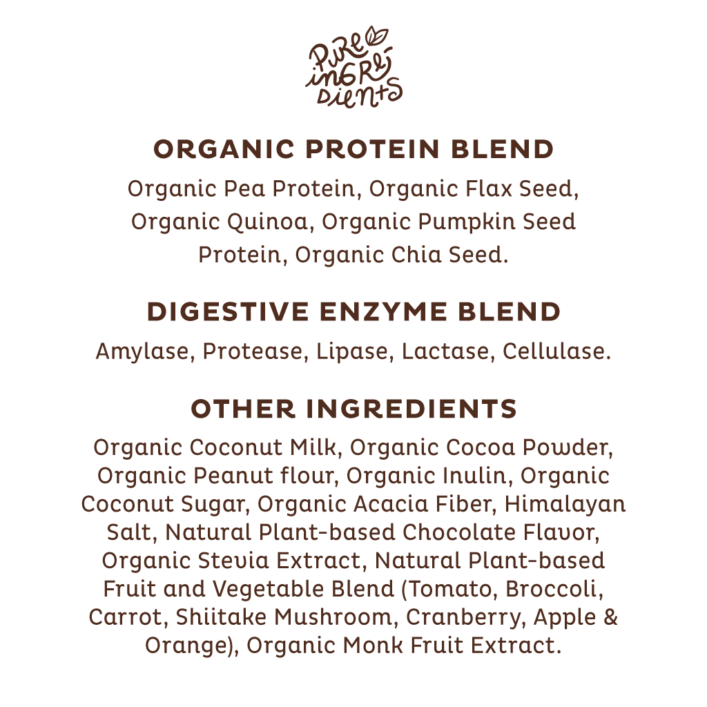 Organic Plant Protein, Chocolate Peanut Butter, Single Serving