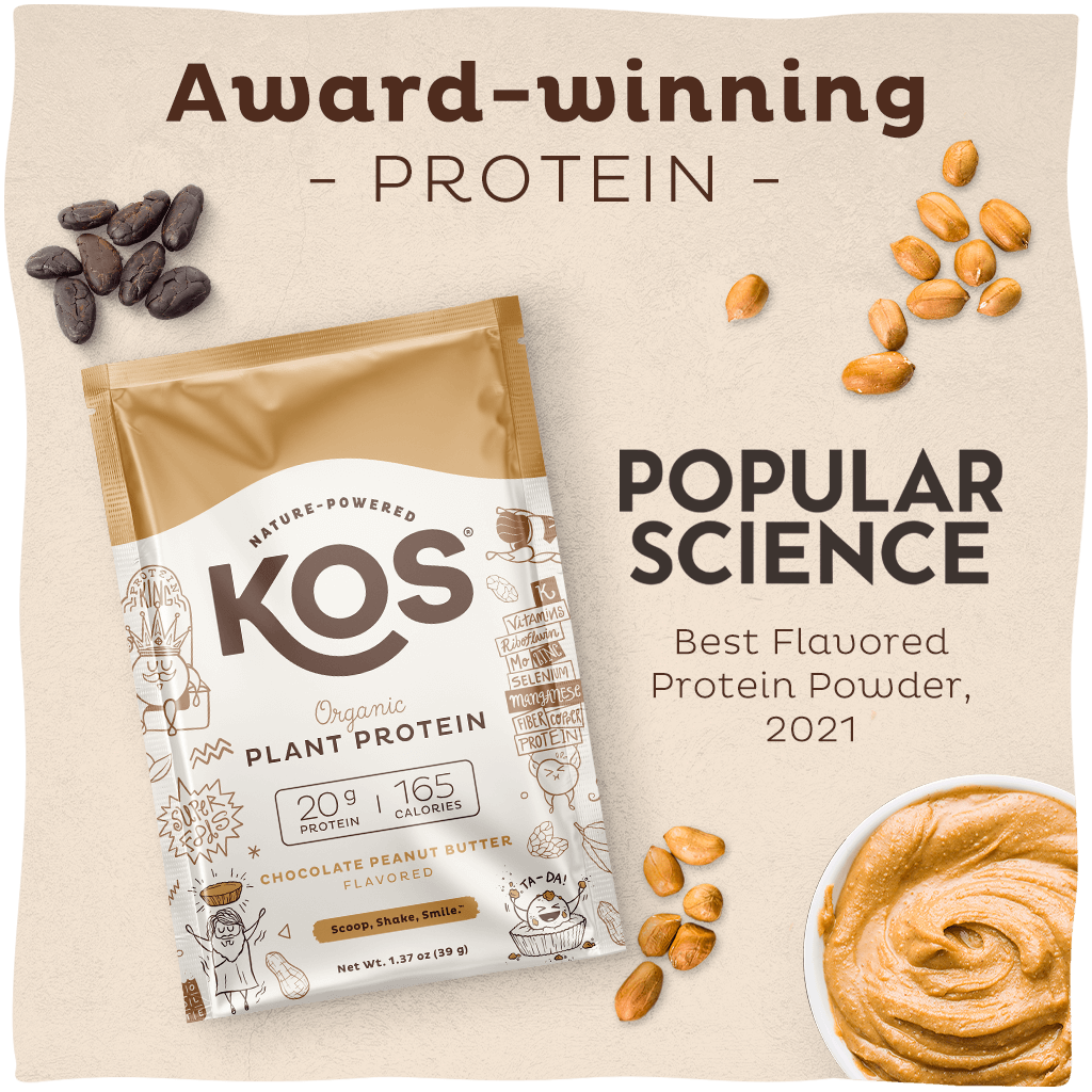 Organic Plant Protein, Chocolate Peanut Butter, Single Serving