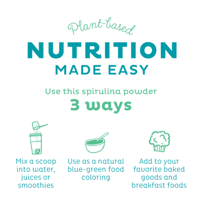 Organic Spirulina Powder, 109 Servings