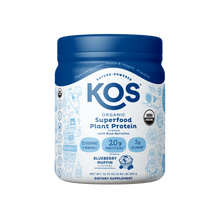 KOS Organic Plant Protein, Blueberry Muffin, 10 servings