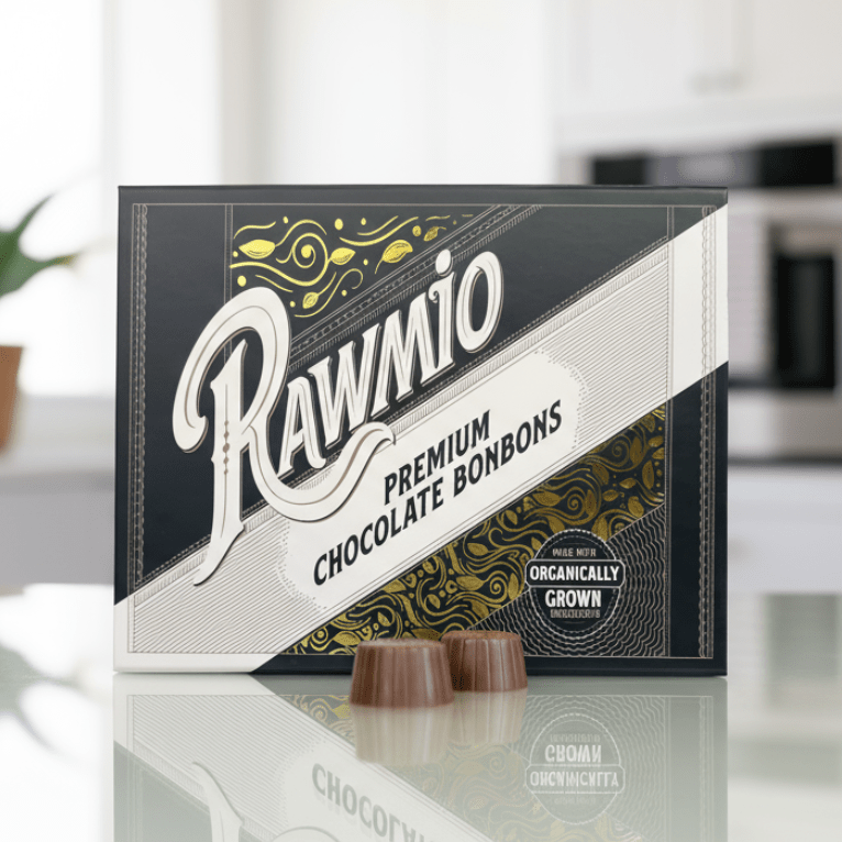 Rawmio 70% Dark Chocolate Bonbons, 6 Bonbons - Vegan America