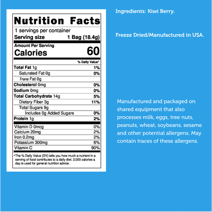Freeze Dried Kiwi Berry (Baby Kiwi)