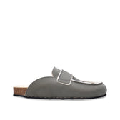 Vegan Winter-Lined Clogs in Organic Cotton Kood Green - Vegan America