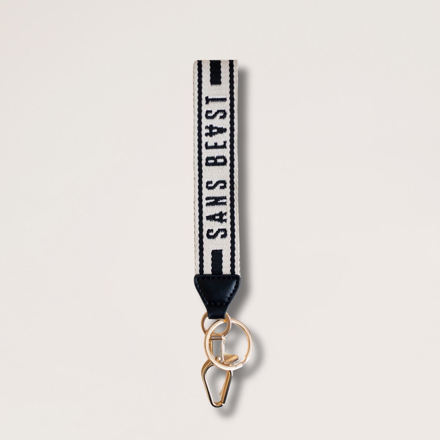 Laneway Wristlet - Licorice + Gold